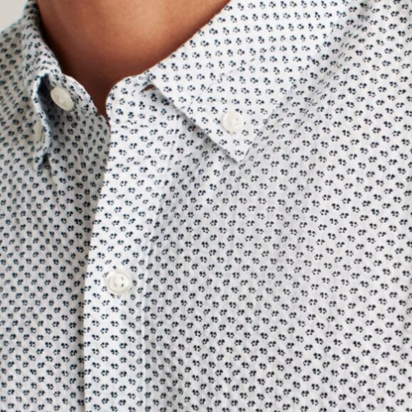 Bonobos Riviera Button Shirt Mens Size XL 100% Cotton Seersucker Short Sleeve - Picture 4 of 10